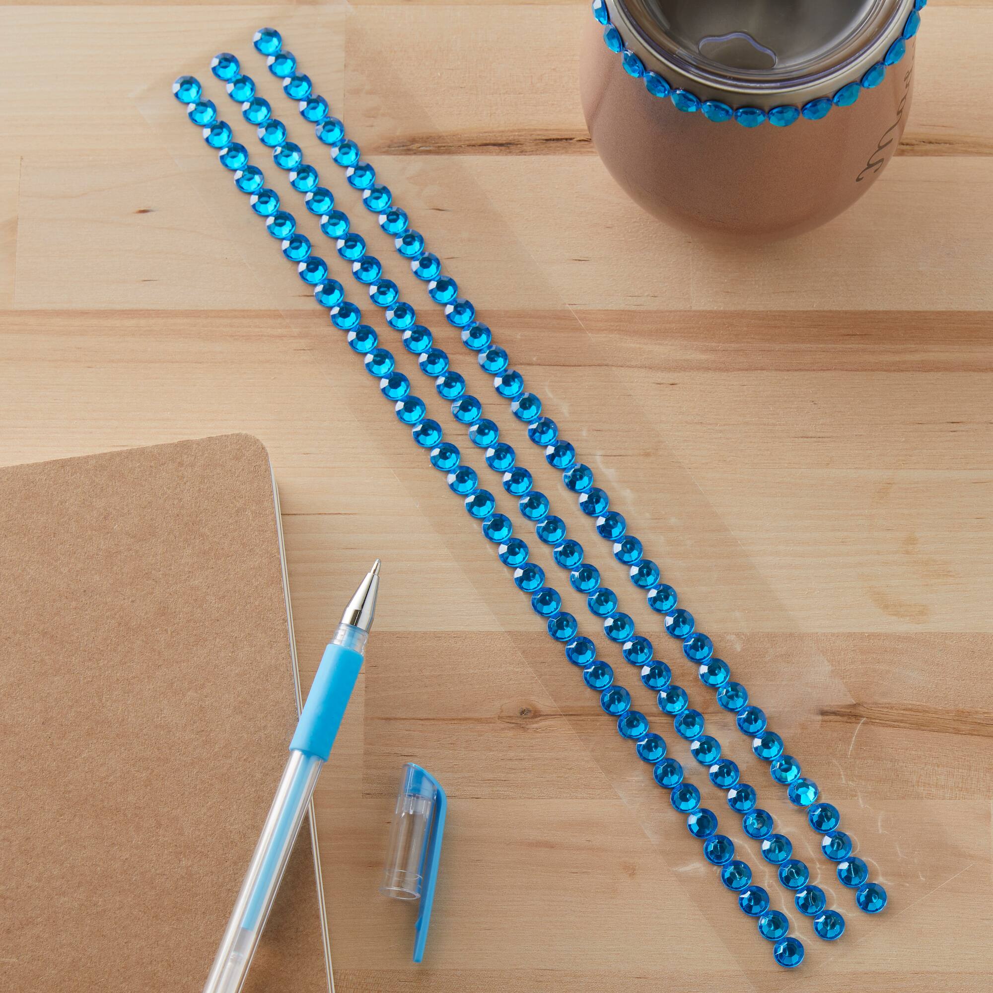 12 Packs: 4 ct. (48 total) Blue Bling Stickers by Recollections™